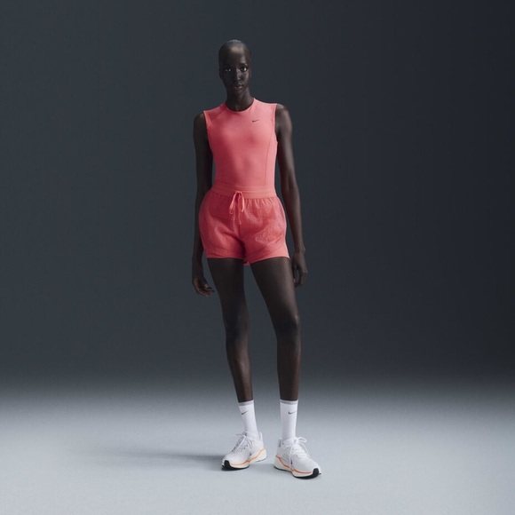 NWT Nike Running Division Tank Top Athletic Muscle Shirt Dri Fit Aster Pink M - Picture 6 of 15